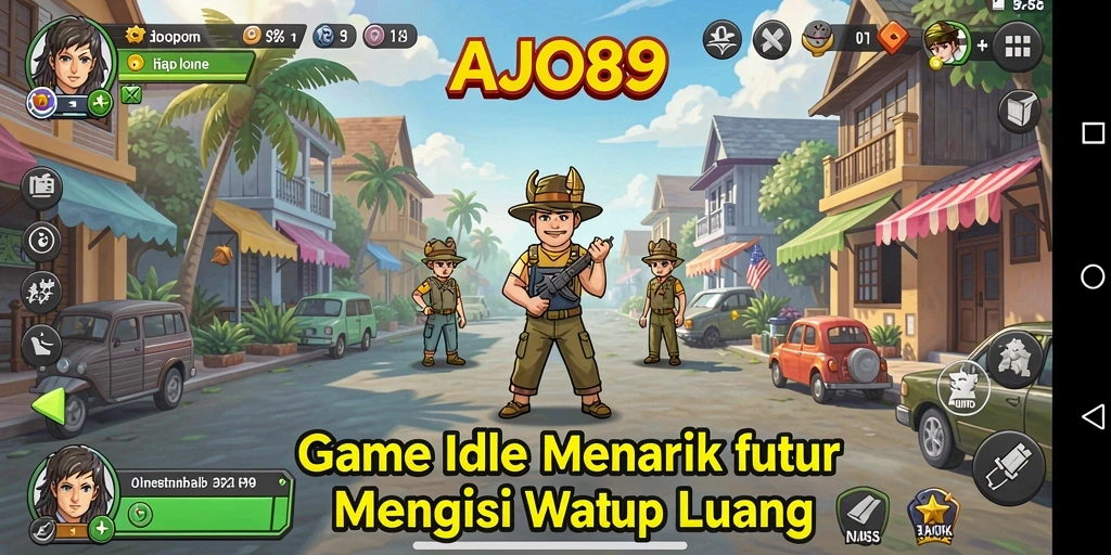 Tangkapan layar AJO89 menampilkan karakter dalam gameplay Idle yang mengasyikkan.