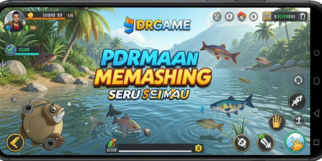 Tampilan menawan gameplay memancing di IDRGAME.
