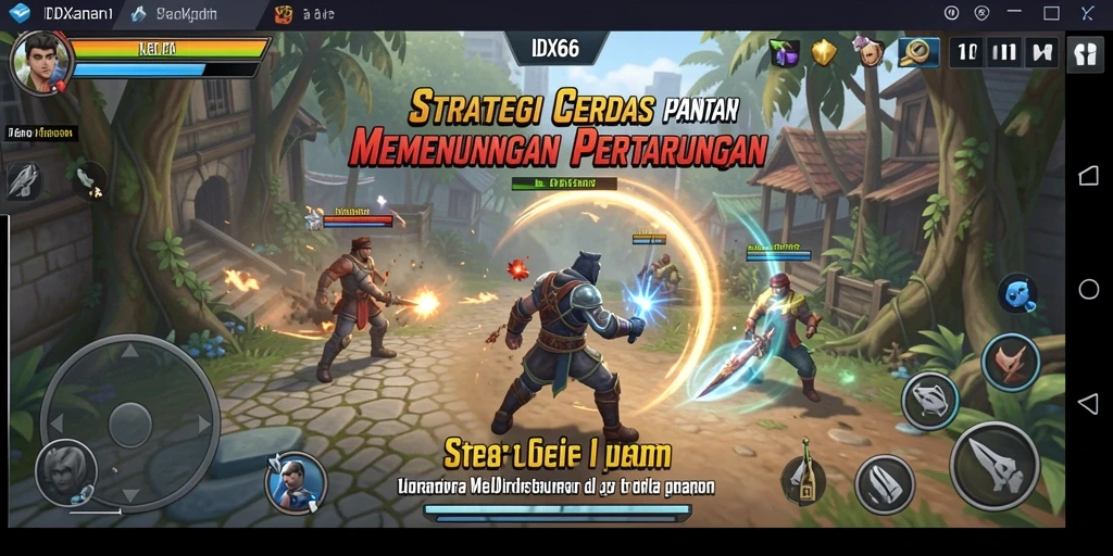 Screenshot IDX66 menampilkan aksi strategi yang intens dan mendebarkan.