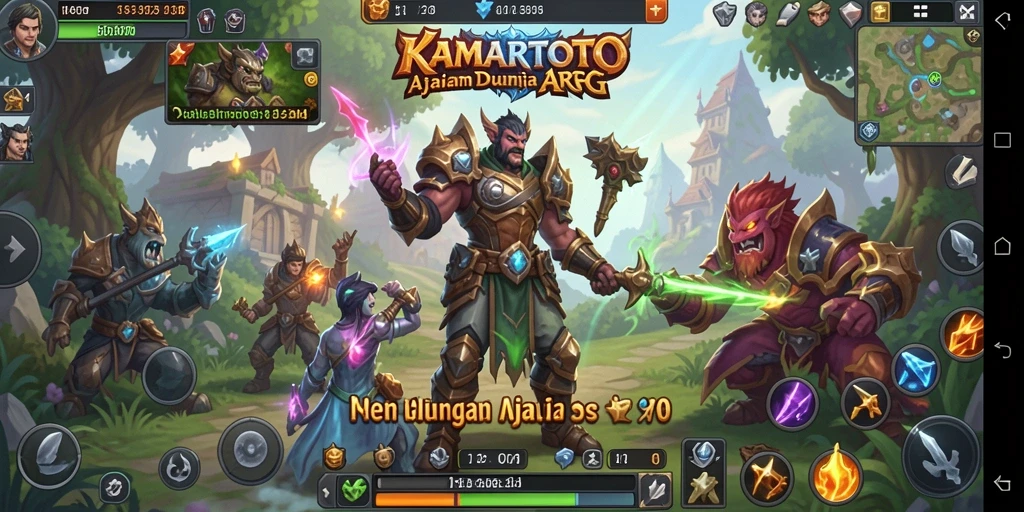 Gameplay KAMARTOTO yang seru dan penuh aksi.