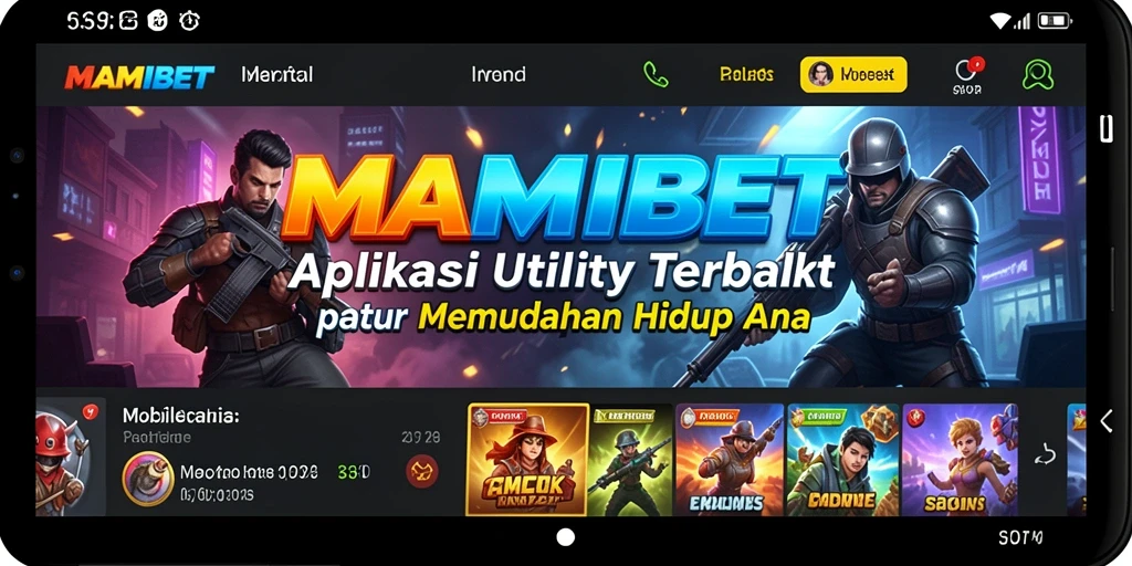 Tampilan antarmuka MAMIBET yang simpel dan fungsional.