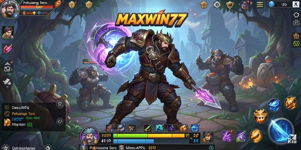 Tampilan gameplay seru di dunia <strong>MAXWIN77</strong>, menampilkan aksi ARPG yang mendebarkan.