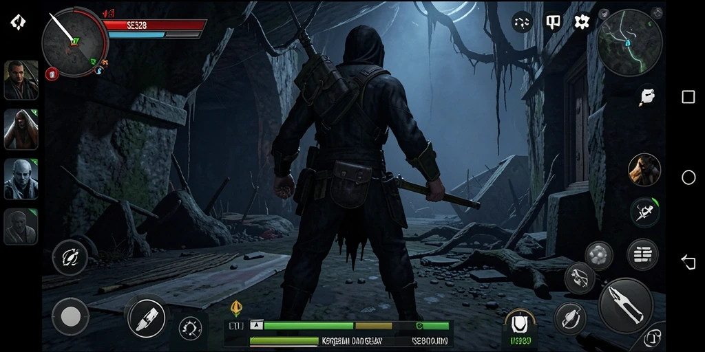 Gameplay SE328: menelusuri lorong gelap dan menghadapi kengerian.
