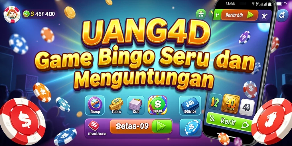Tampilan menarik dari gameplay UANG4D dalam permainan Bingo.